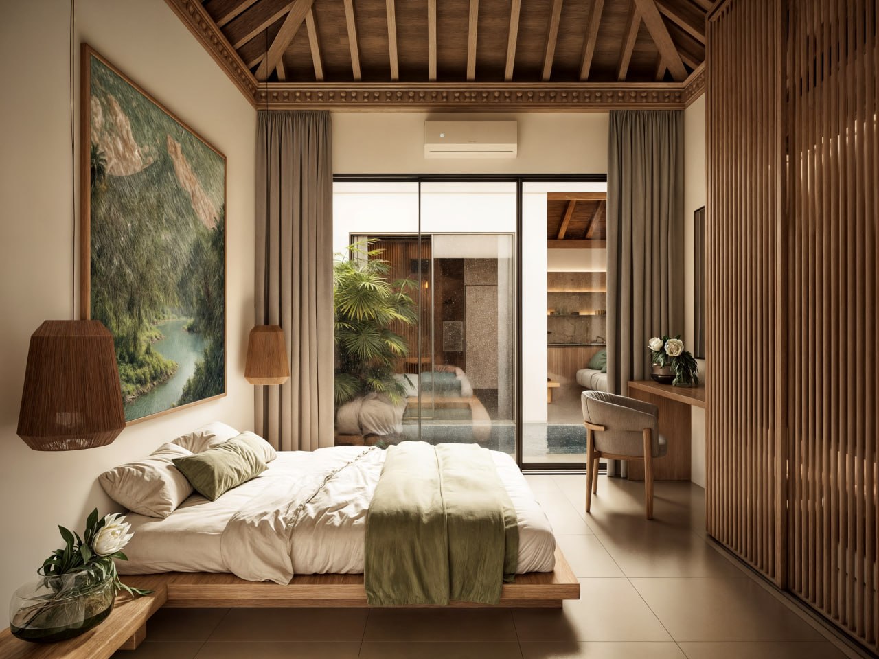 2-bedroom villa with ocean views in Green Village, Nusa Dua
