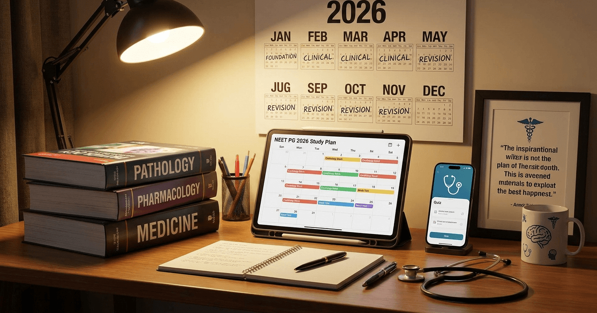 Cover: NEET PG Preparation 2026: Month-by-Month Study Plan, High-Yield Subjects and Topper Strategy