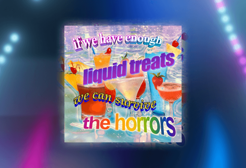 Playful, glowing digital baby shower invitation with a mint-green heart cameo design and neon accents.