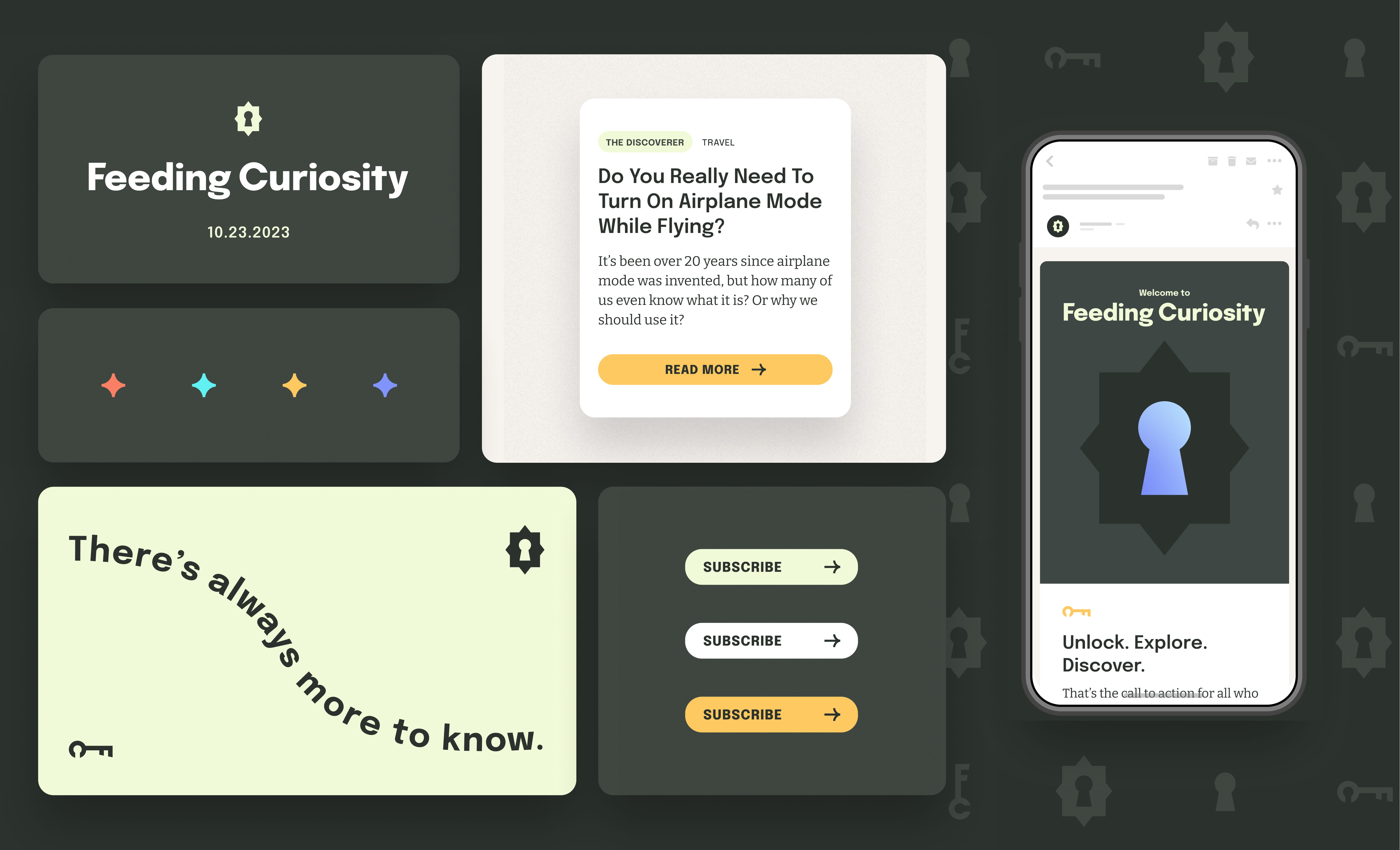 Feeding Curiosity brand board
