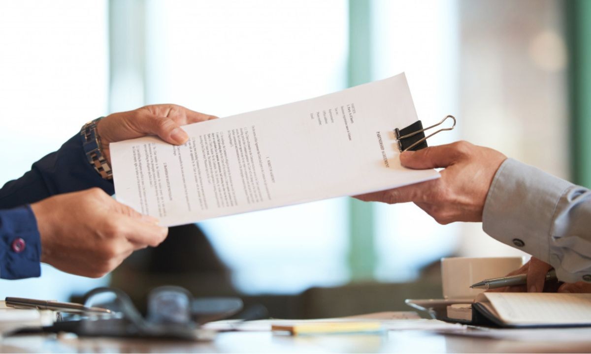 Illustration representing legal documents for prop firms