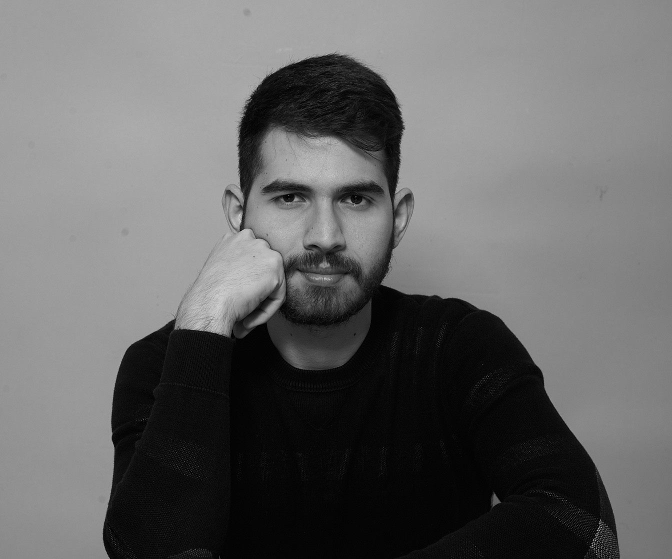 Photographer looking at the camera