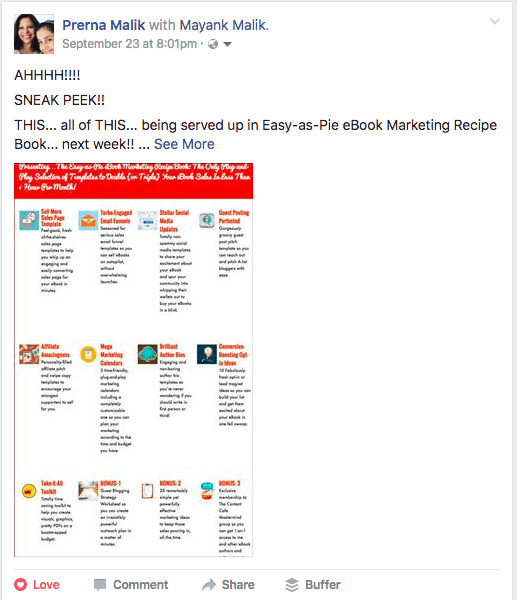 eBook Promotion on Social Media
