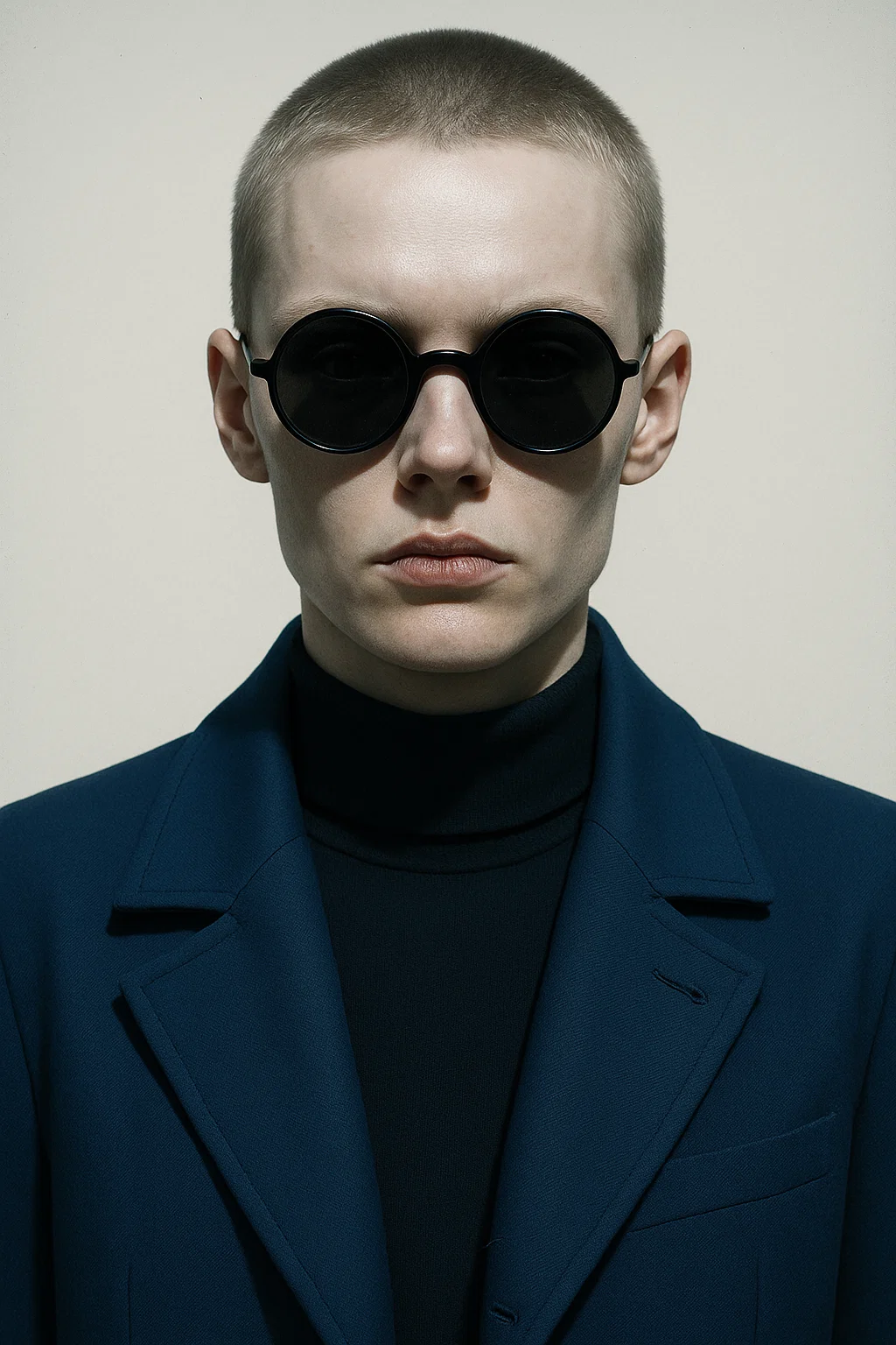 Man Wearing Black Coat