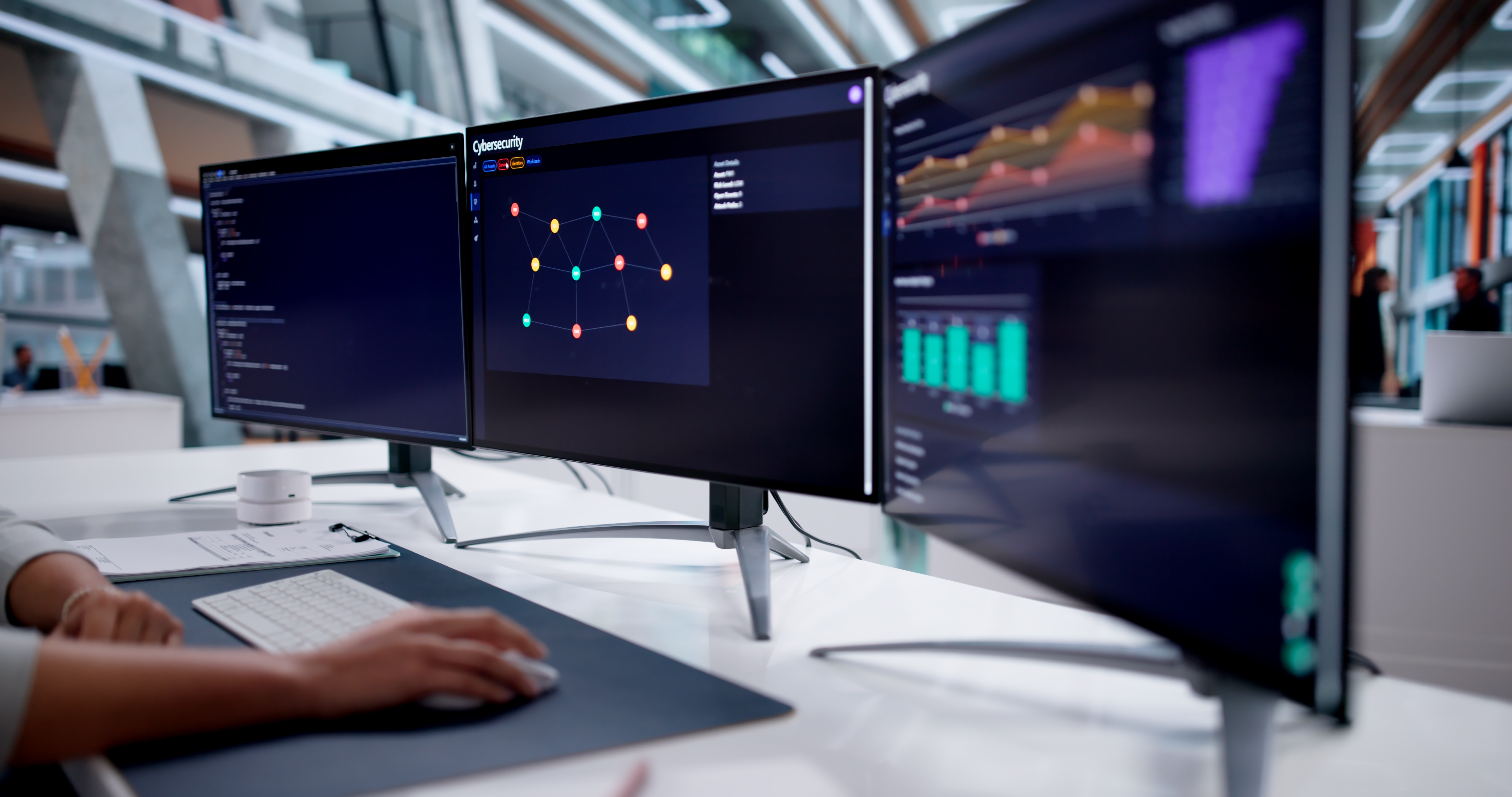 Technology backed by specialists illustration