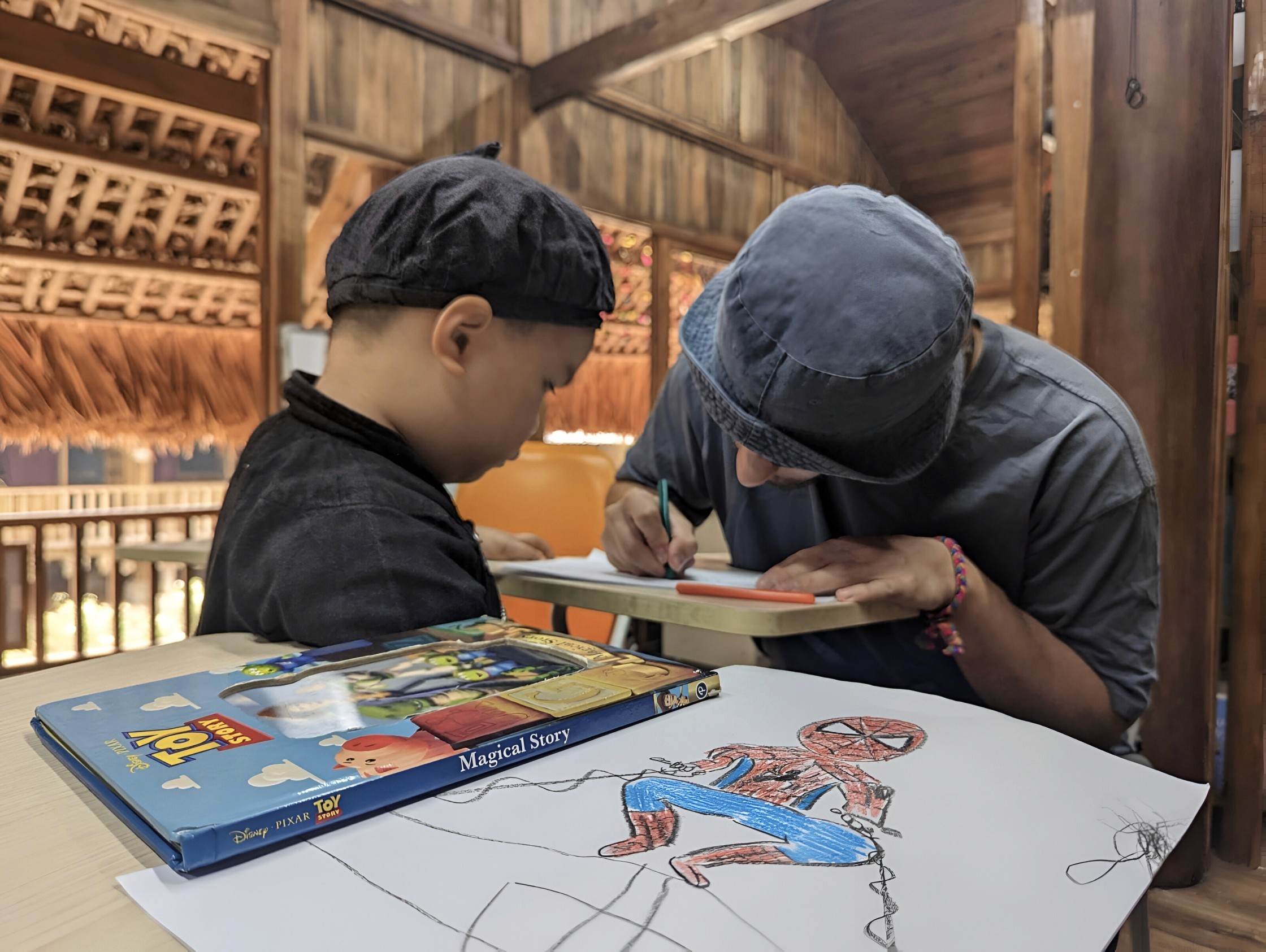 Drawing with Kids in Vietnam