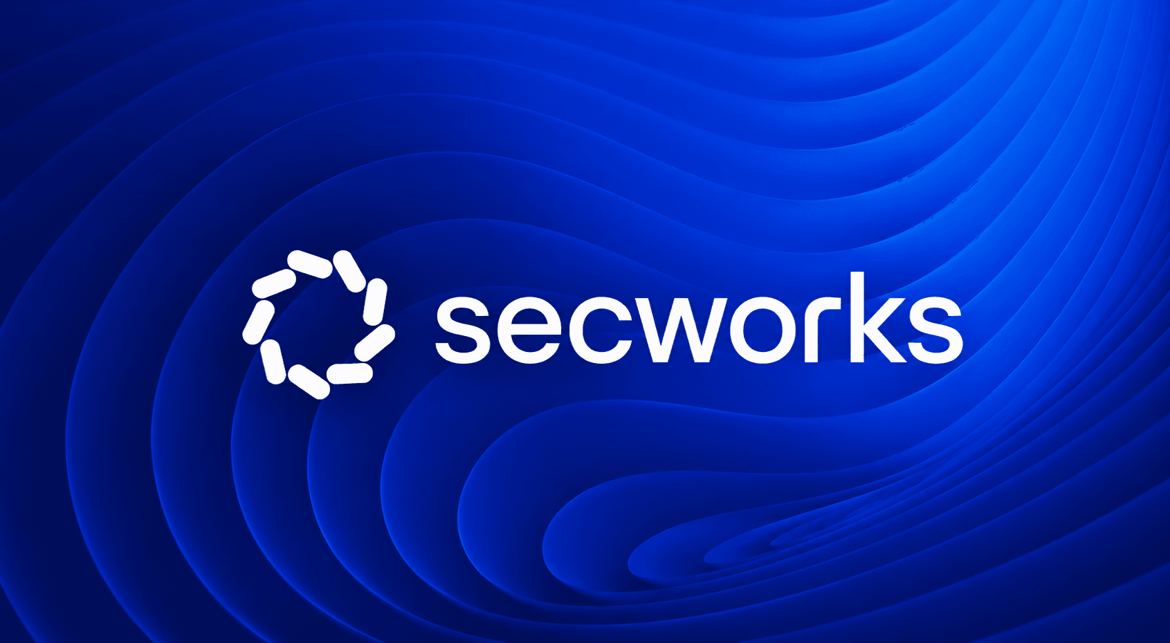 SecWorks.com logo security works futuristic abstract blue background