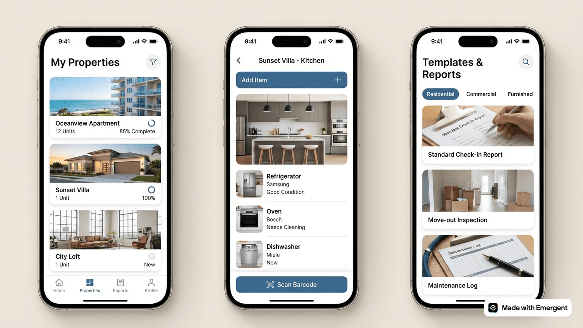 Property Inventory App Made With Emergent