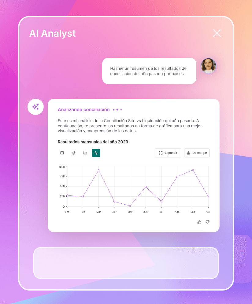 AI interface bubbles