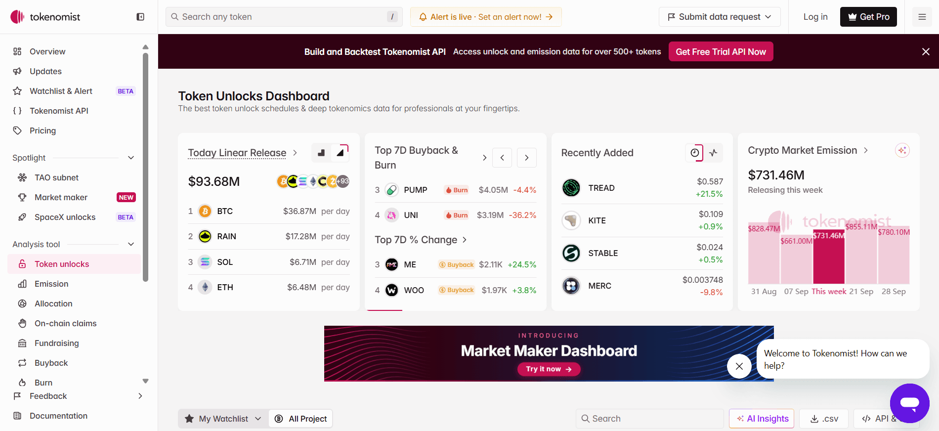 Best Token Unlock Trackers in 2026