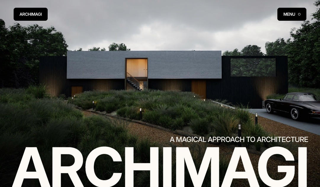 Archimagi is a sleek and modern Framer website template for architecture and interior design studios