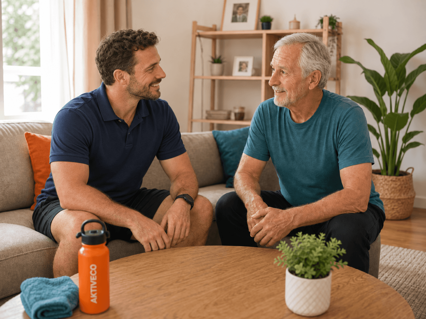 Un coach échange avec un participant pour préparer son programme personnalisé