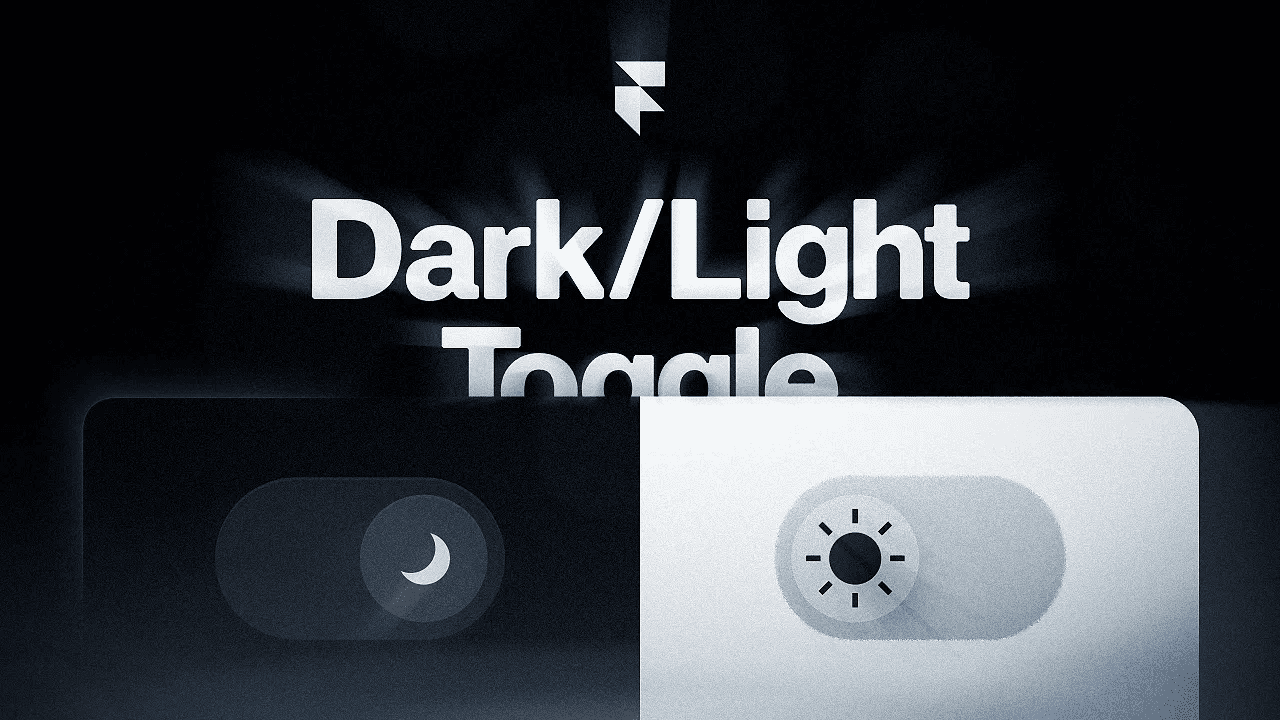 Dark and light mode toggle with moon and sun icons