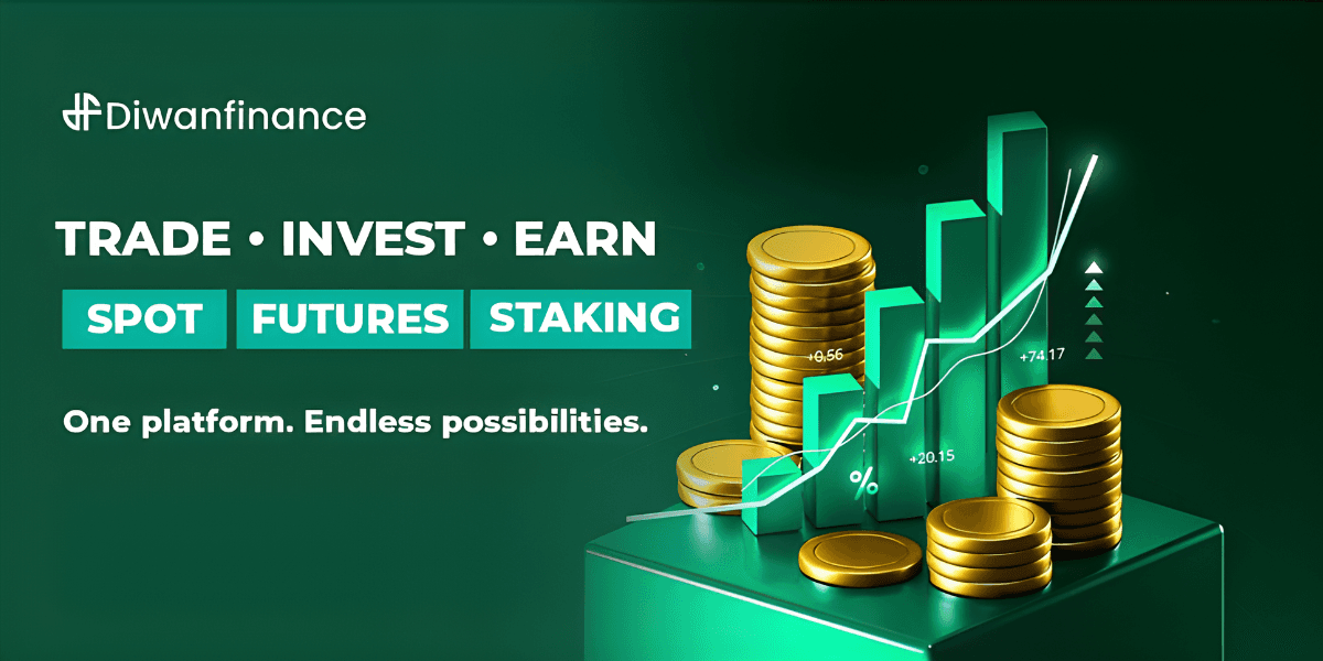 Diwan Finance platform showcasing structured trading for global markets, emphasizing clarity and multi-asset access for investors.