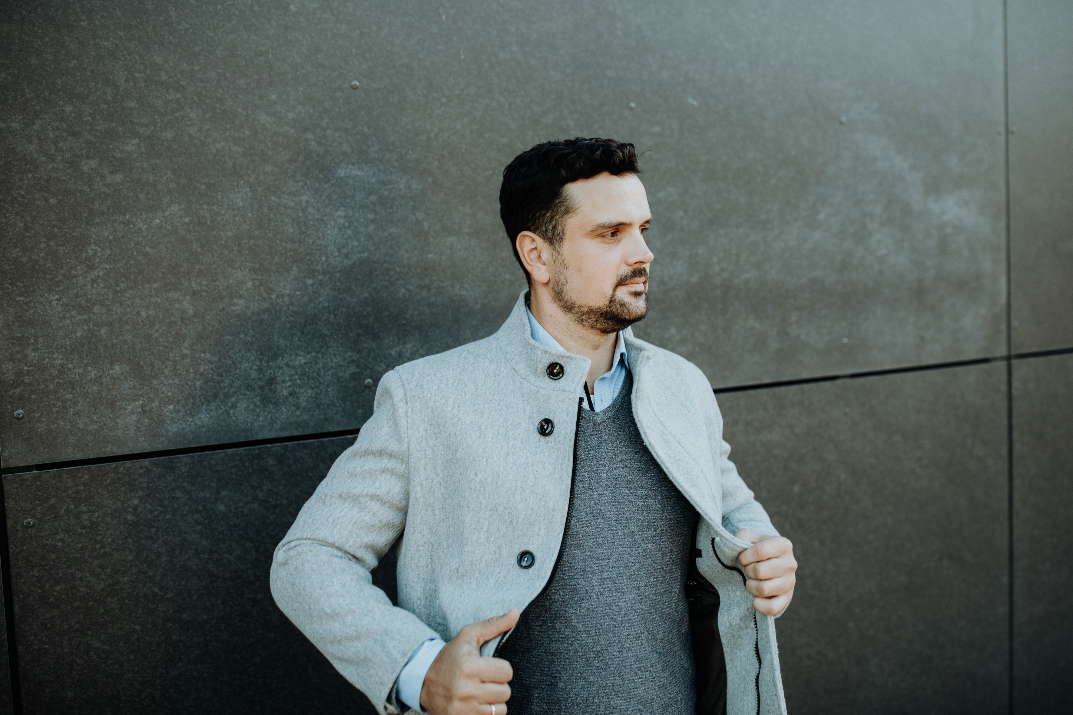 Bild von Sergej Gerber mit Jacke