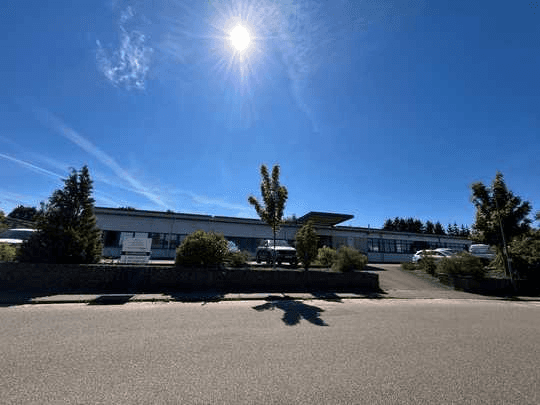 modern house with big windows