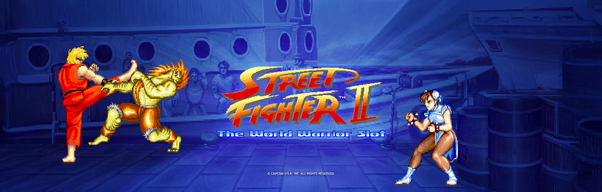 Street Fighter II - visuel officiel NetEnt