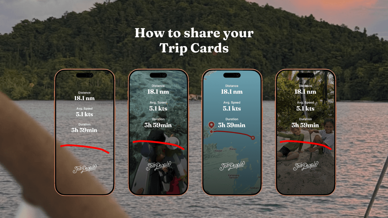How to share your SeaPeople Trip Cards