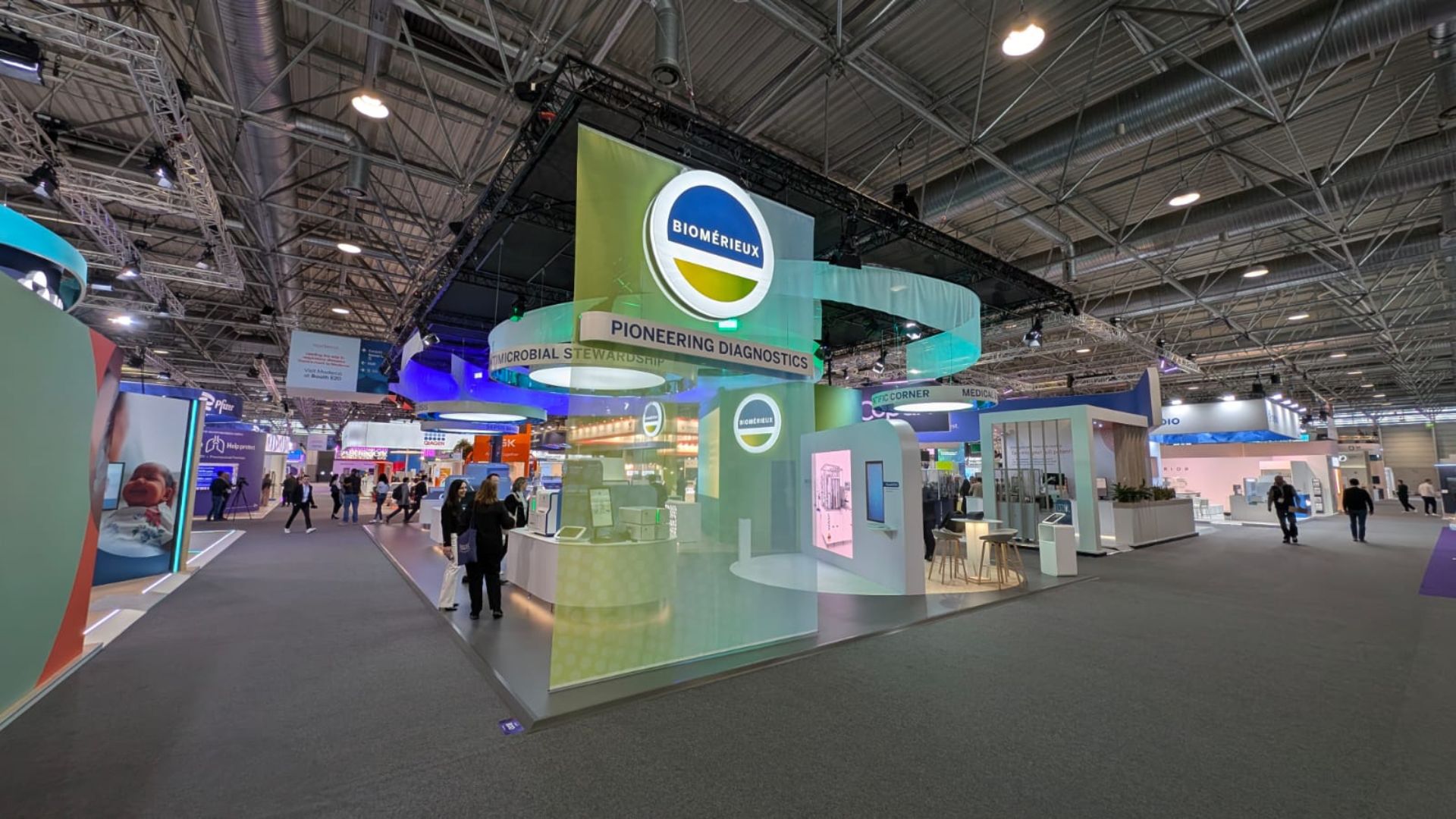 Stand biomerieux ESCMID par expace