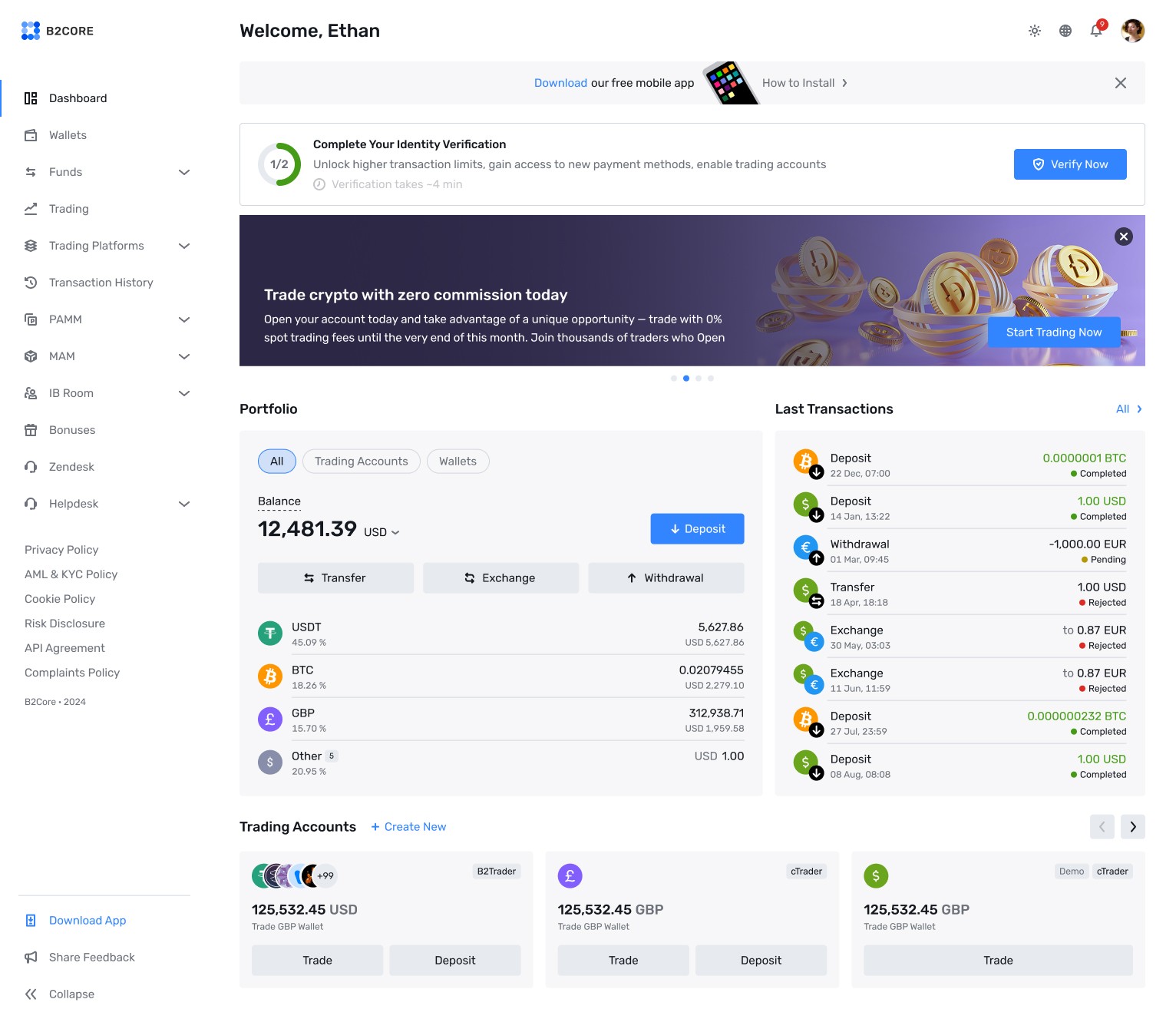 All-in-One Dashboard