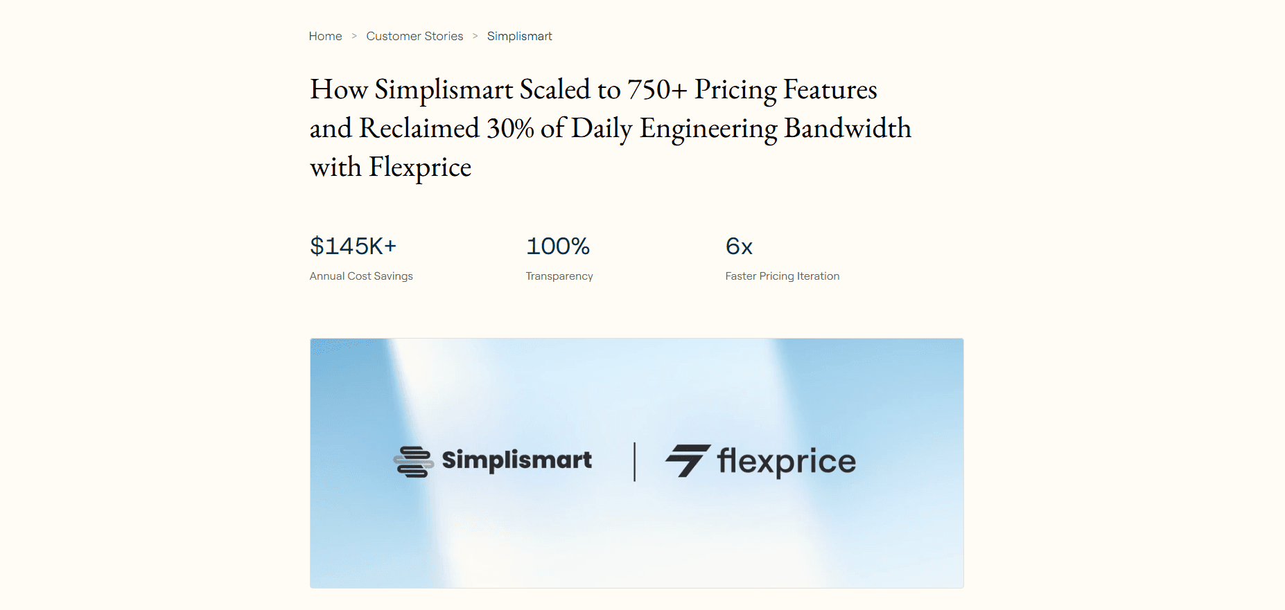 Flexprice customer story
