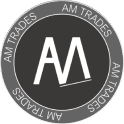 AM Trades logo.