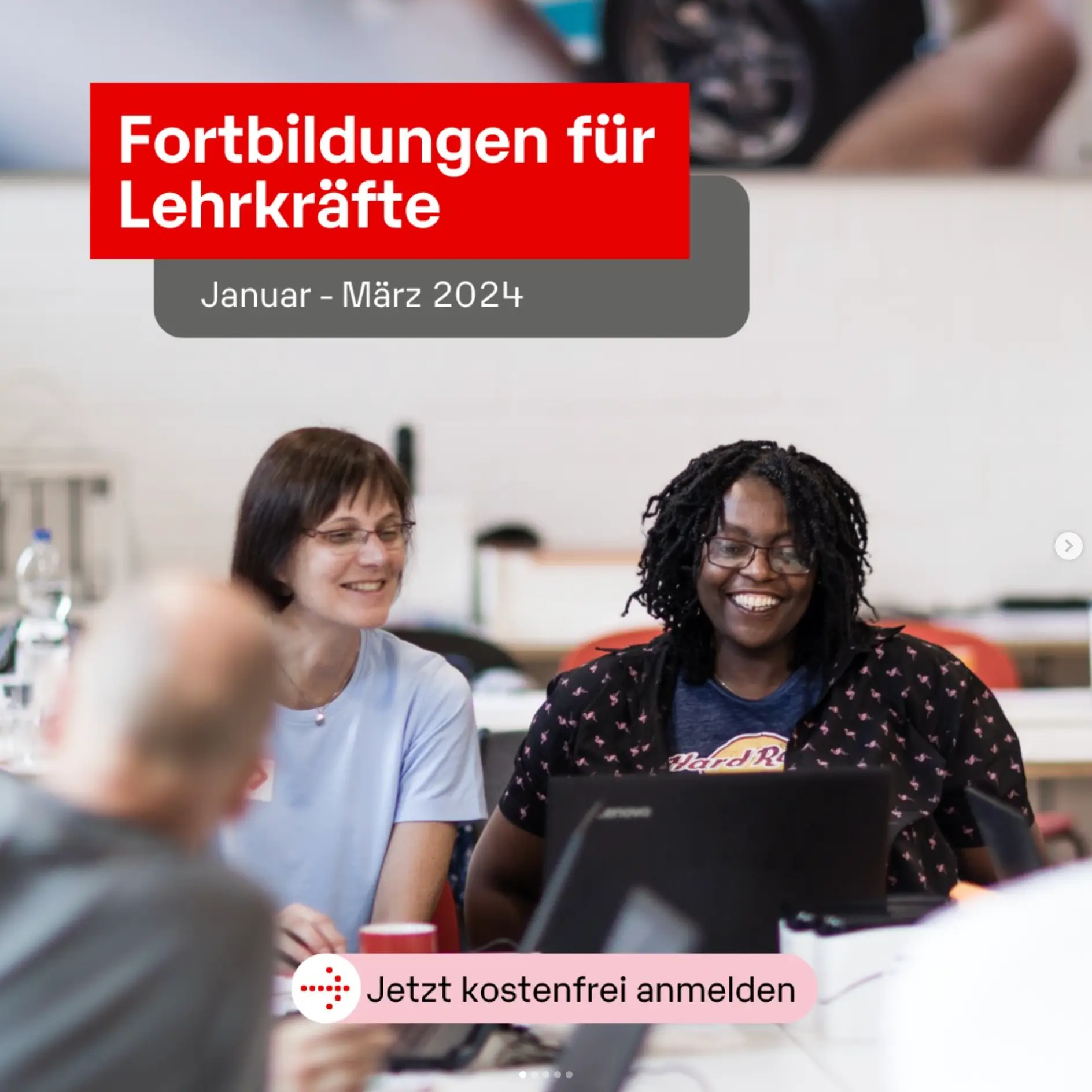 Fortbildungen für Lehrkräfte Slide 1