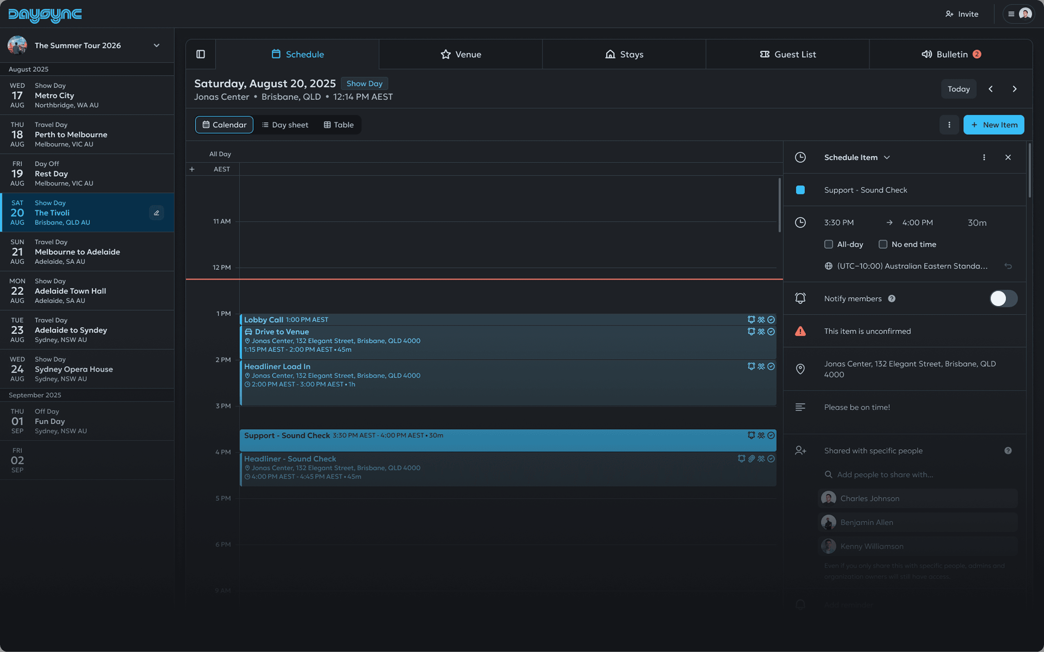 hero image of daysync app