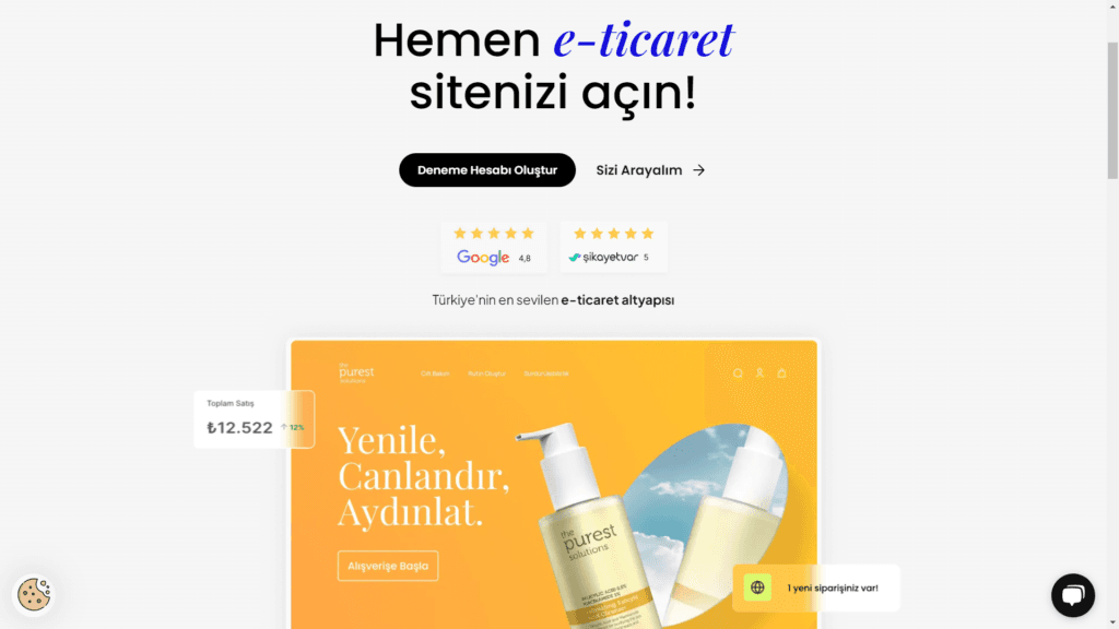 ikas, yerel e-ticaret altyapıları, shopify alternatifleri