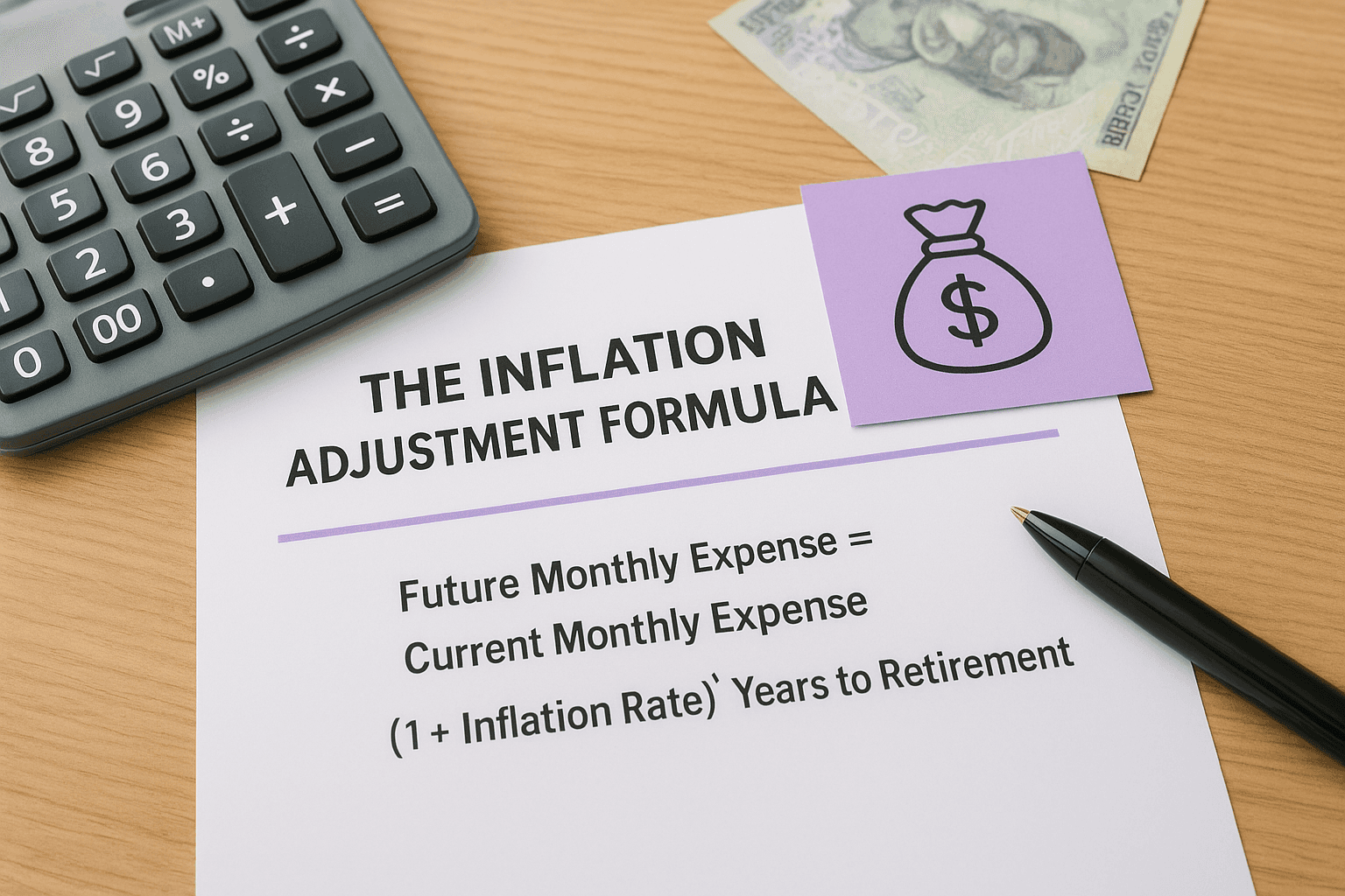 The inflation adjustment formula