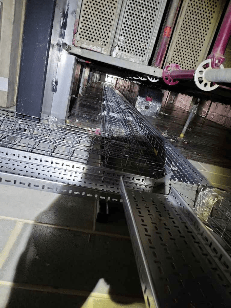 A commercial electrical installation completed by DPH