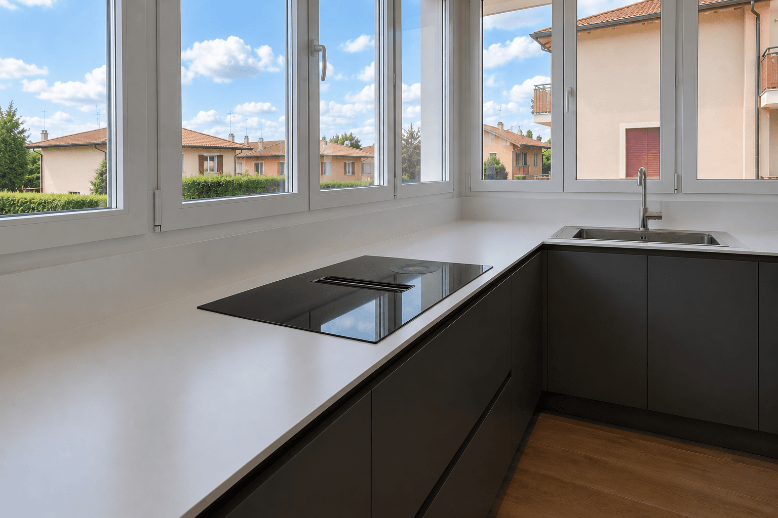 Project showcase image featuring a modern, refined interior.