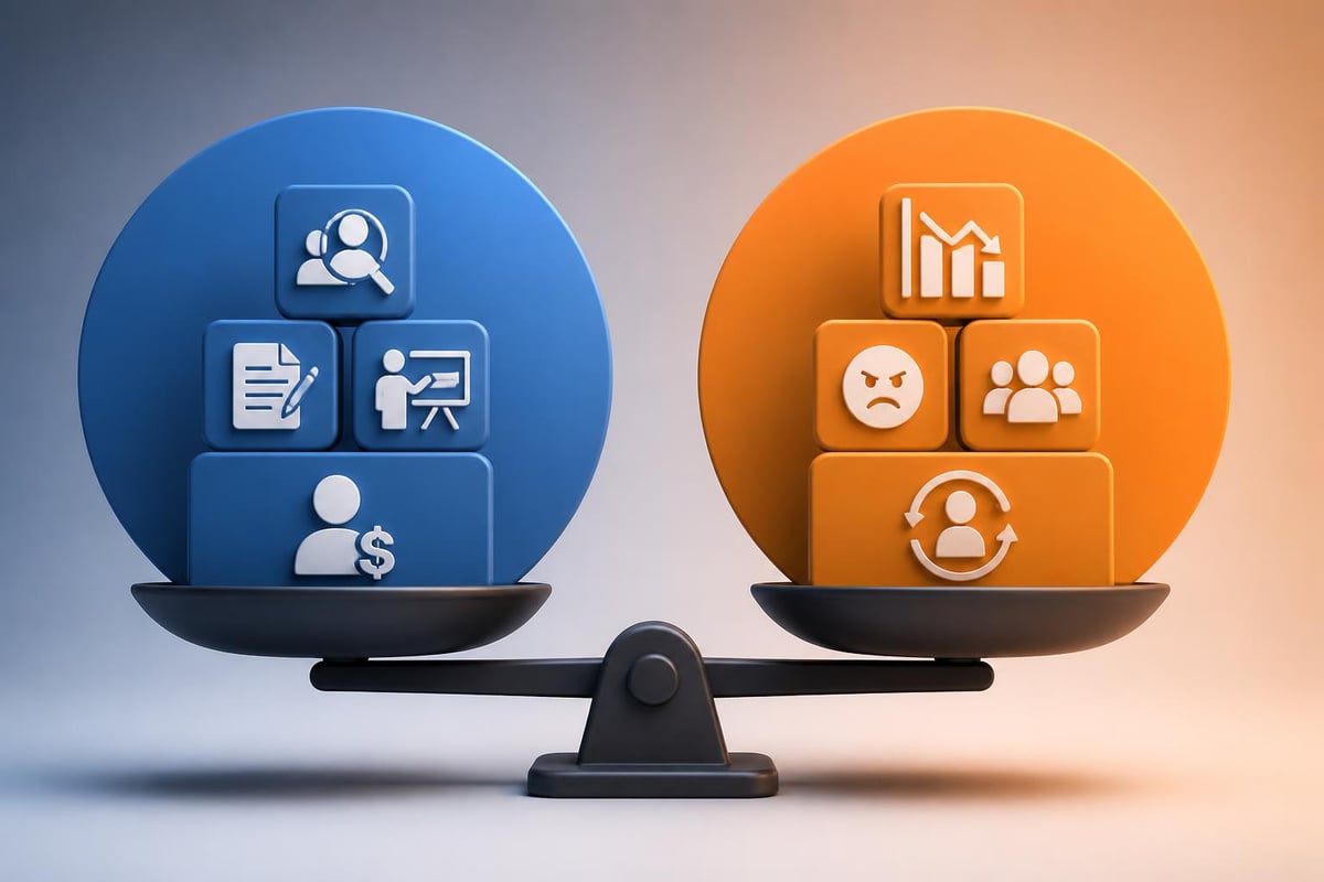 Sales hiring cost breakdown
