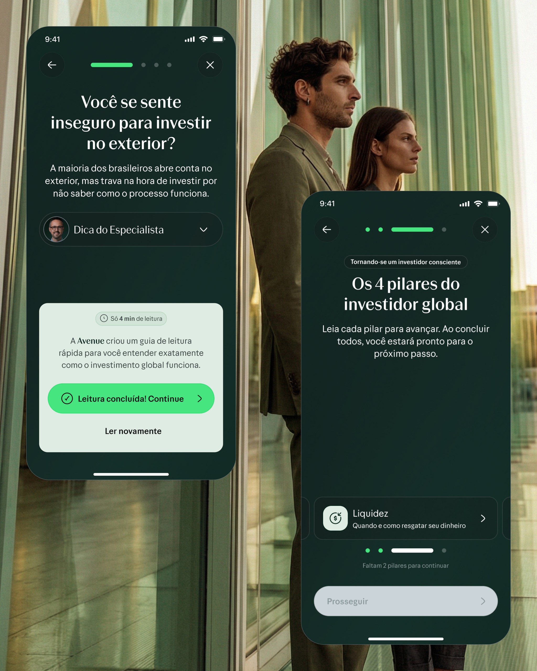 A two screens from the hair salon website