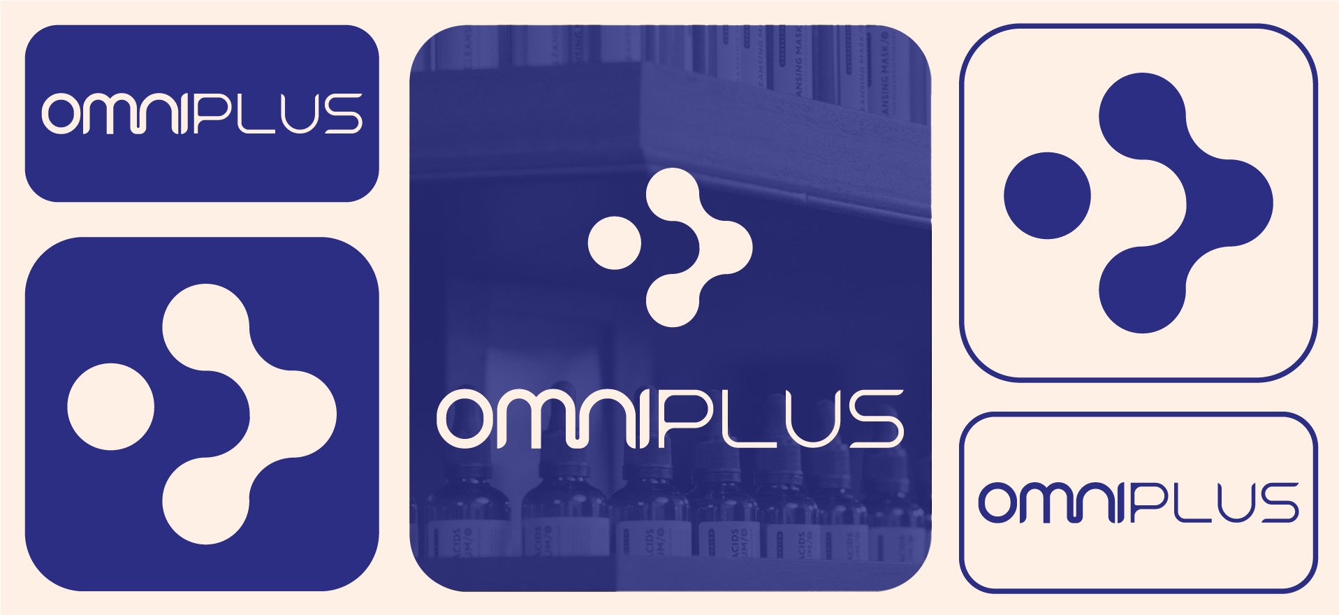 omniplus healthcare modern medecine 8bit creative solutions branding brand identity logo design business card website design development creative agency marketing advertising seo mauritius