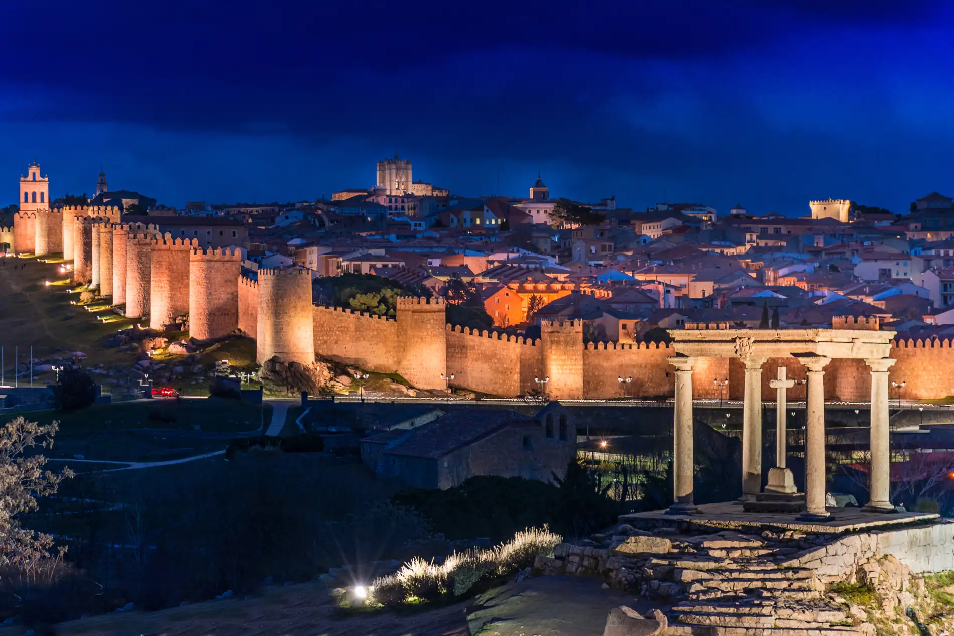 Avila murallas vista