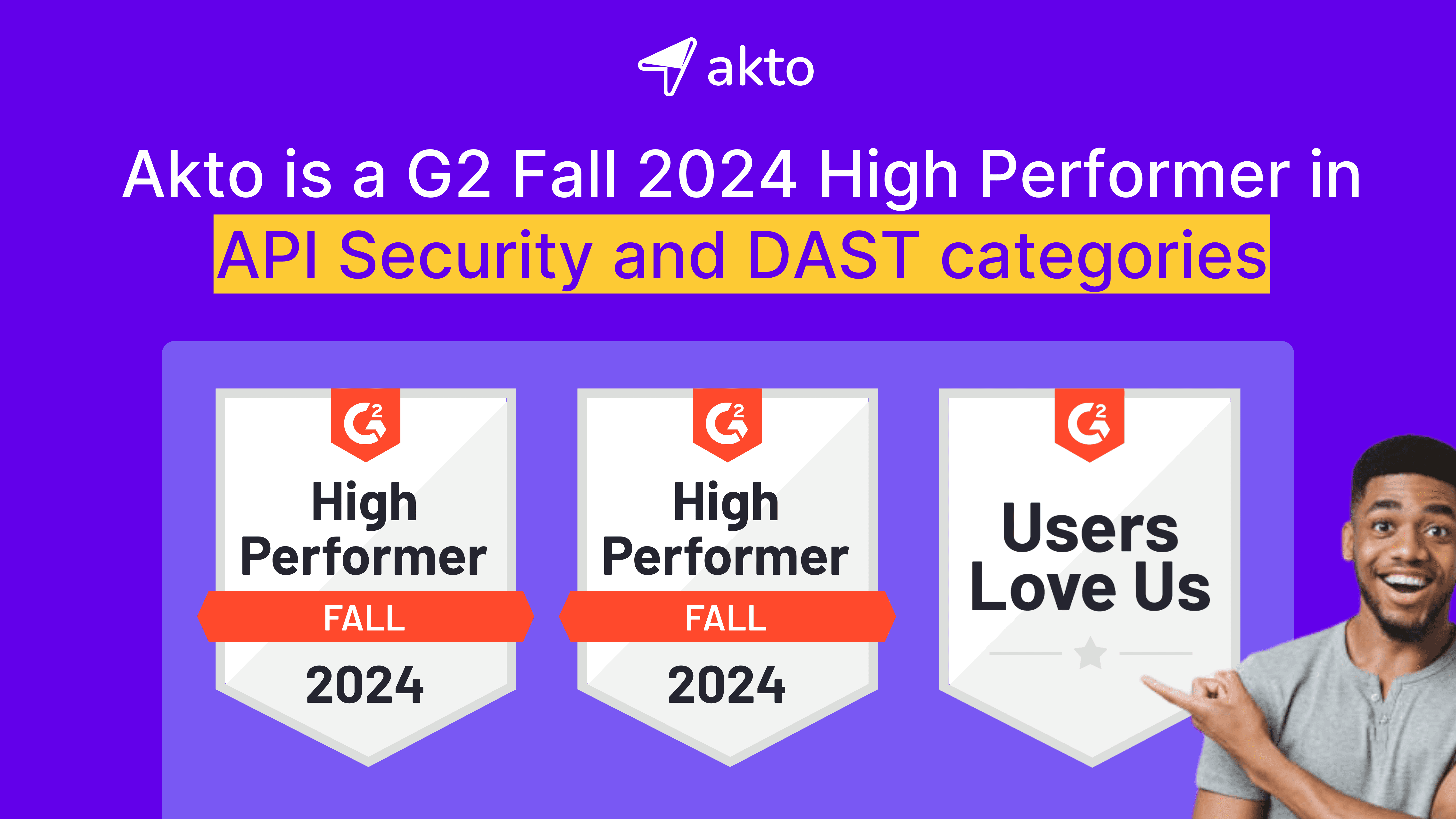 Akto Recognized as a High Performer in G2’s Fall 2024 Reports for API Security and DAST