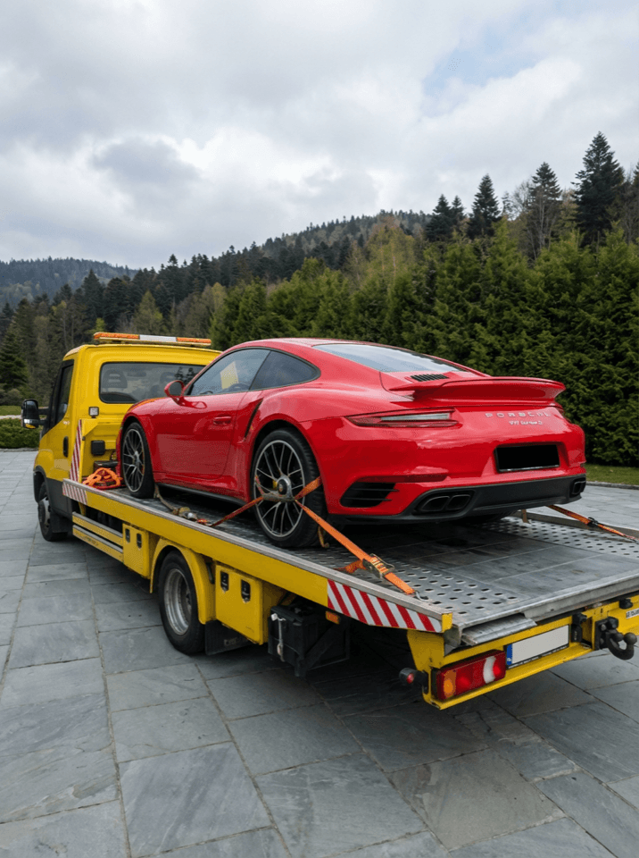 Pomoc drogowa porche Nowy Sącz Mago Car