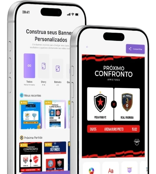 exibe a interface de edição e escolha de banners