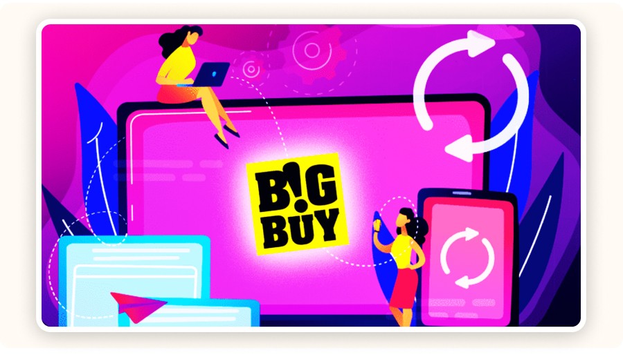 Illustration e-commerce BigBuy