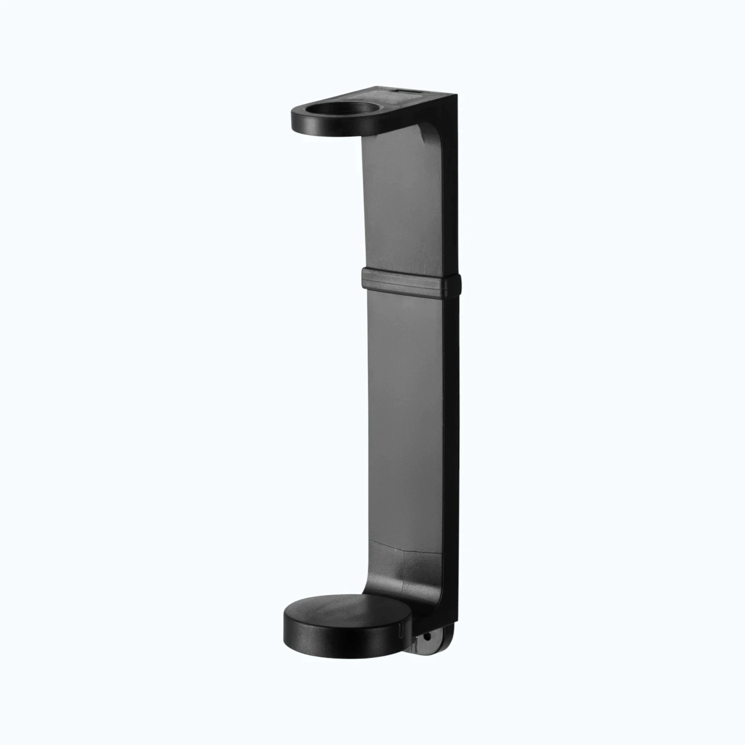 Eco-friendly tamper-proof soap dispenser bracket for hotel refillable systems, high-quality stainless steel, compatible with 300ml-500ml bottles.