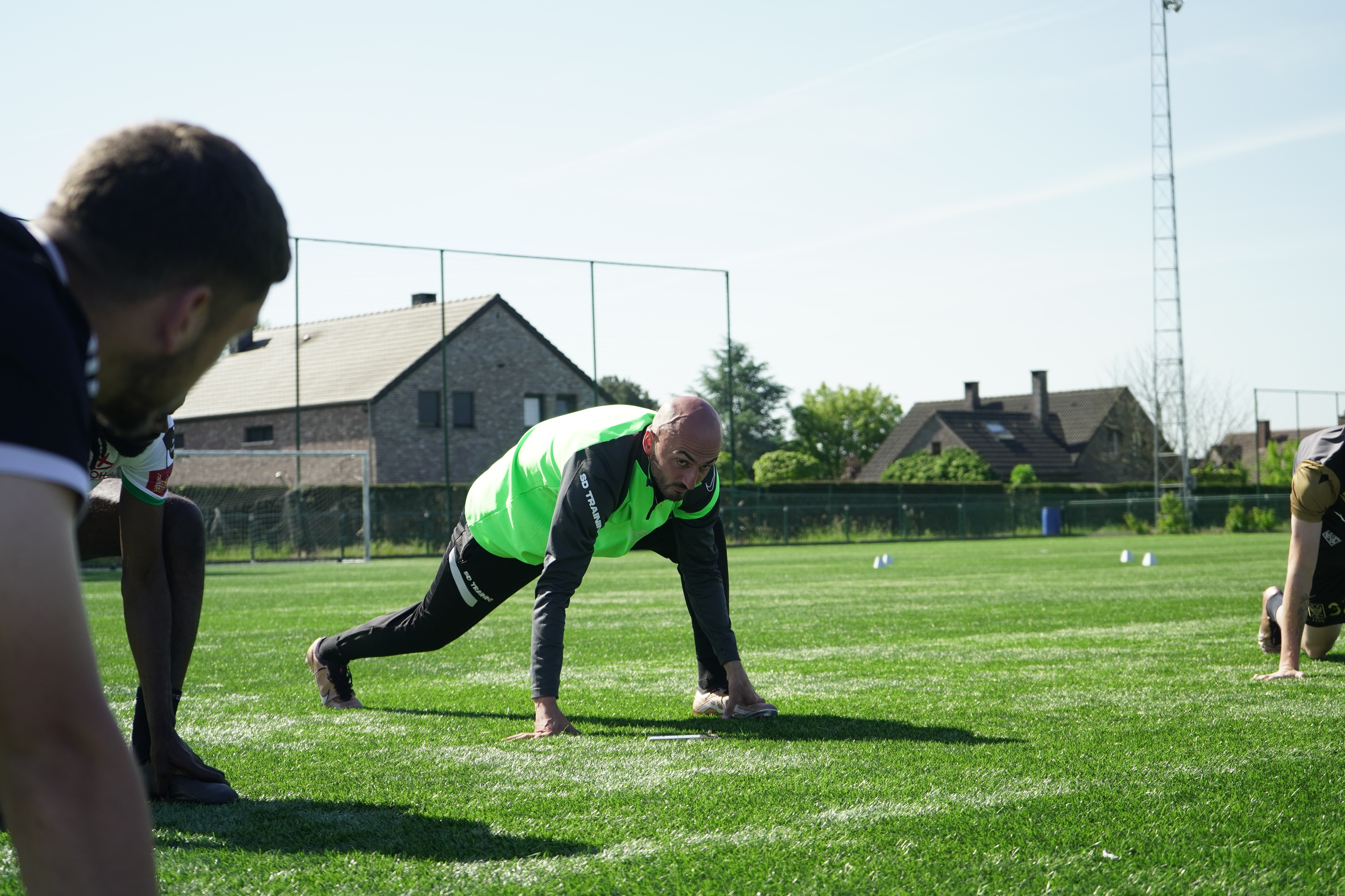 Electronic components on a board