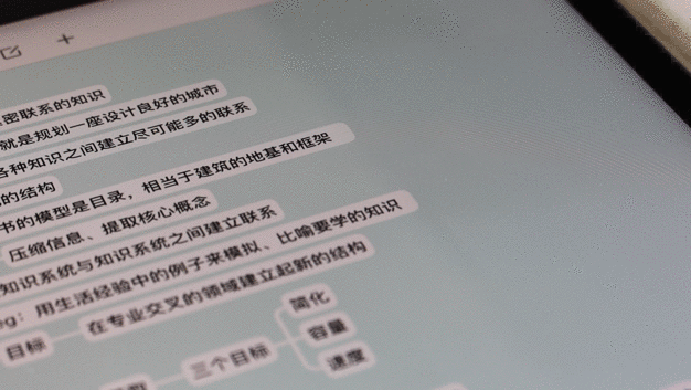 iPad 上的思维导图