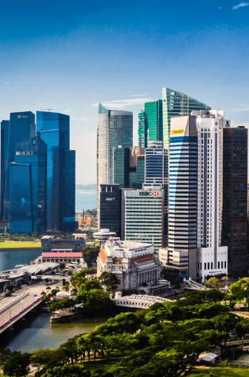 Office buildings in Singapore
