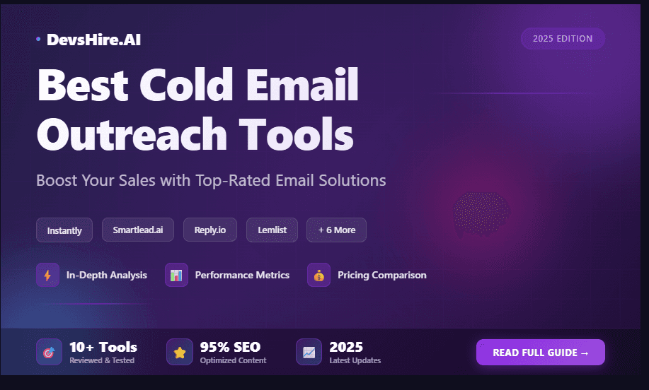 Best cold email tools 2025 comparison