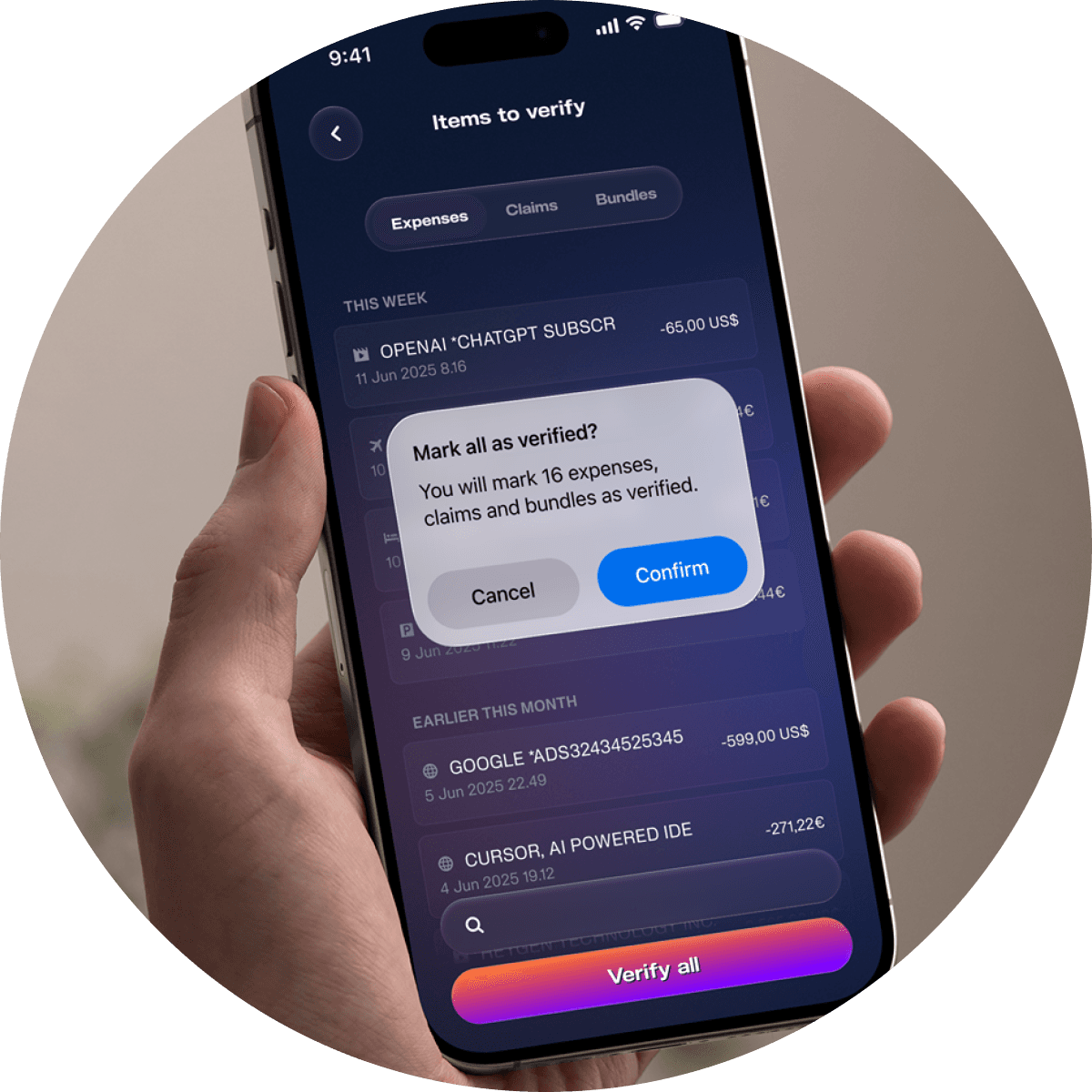 Easily verify items on the go in the Zevoy app