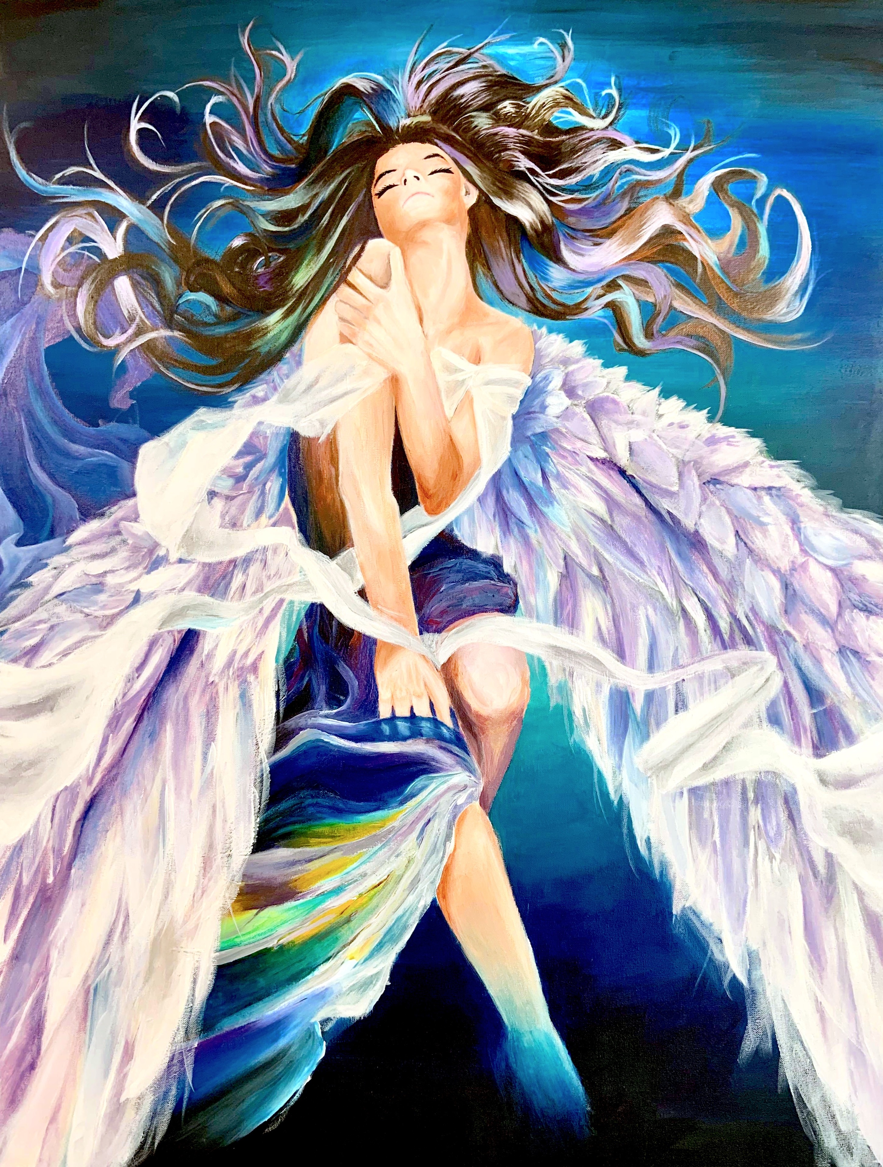 a person standing in front of a building