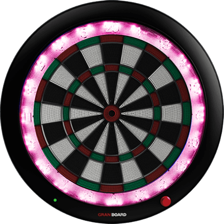 granboard 3s is the premium electronic soft tip dartboard with led lighting