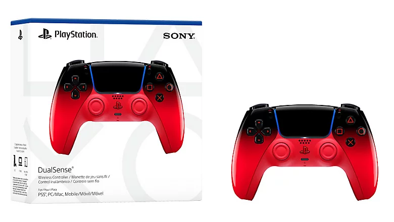 PS5 DualSense Techno Red
