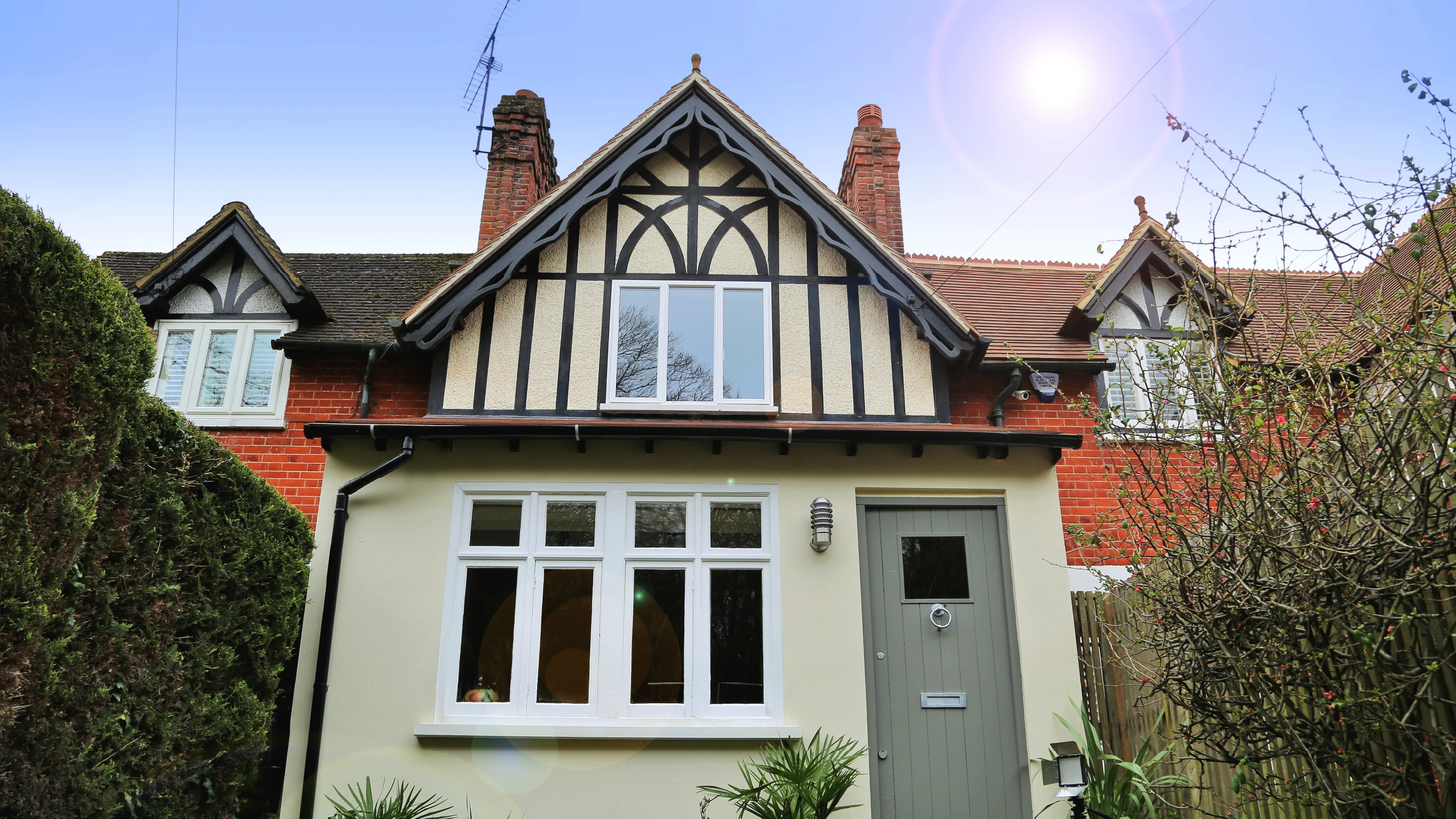Station Road front of the property exterior shot